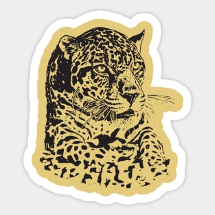 Jaguar portrait Sticker